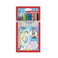 Brush-Pen-Set Stabilo, 12 Farben  