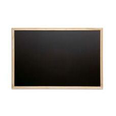 Kreidetafel 40x30cm <br>Tafel aus Kunststoff, Holzrahmen hellbraun   