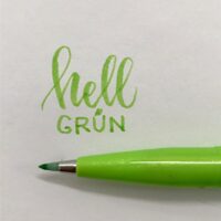 Brush Sign Pen von Pentel hellgrün  