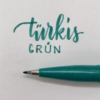 Brush Sign Pen von Pentel türkisgrün  