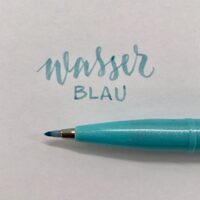 Brush Sign Pen von Pentel wasserblau  
