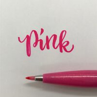 Brush Sign Pen von Pentel pink  