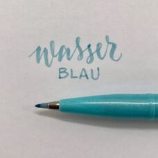 Brush Sign Pen von Pentel wasserblau  