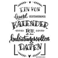 Wandkalender, Format A4 