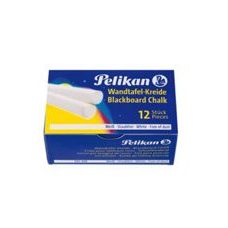 Tafelkreide Pelikan, <br> weiss, 12er-Set 