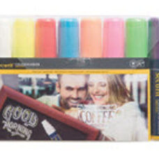 Kreidemarker Securit L, <br> 8er-Farbset, 7-15mm, nicht wasserresistent 