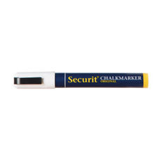 Kreidemarker Securit M, <br> weiss, 2-6mm, nicht wasserresistent 