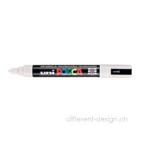 Kreidemarker Posca 5M,<br> weiss, 1.8-2.5mm, wasserresistent 