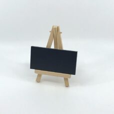 Kreidetafel 10x5cm, Dicke 6.4mm, mit Ministaffelei  