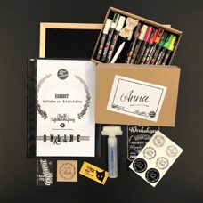 Toolbox 2 | das passende Material zum Handlettering Onlinekurs Chalk/Tafelbeschriftung 2 (Gläser & Flaschen)  