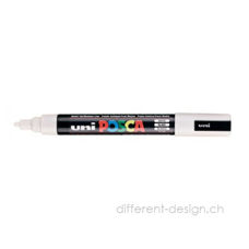 Kreidemarker Posca 5M,<br> weiss, 1.8-2.5mm, wasserresistent 